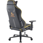 Геймерское кресло Everprof Rapid (Рапид) Экокожа Желтый EP Rapid PU Black Yellow — изображение 3