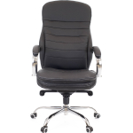 Кресло Everprof Valencia (Валенсия) M Экокожа Черный EC-330-2 PU Black — изображение 2