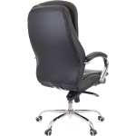 Кресло Everprof Valencia (Валенсия) M Экокожа Черный EC-330-2 PU Black — изображение 3