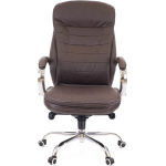 Кресло Everprof Valencia (Валенсия) M Экокожа Коричневый EC-330-2 PU Brown — изображение 2